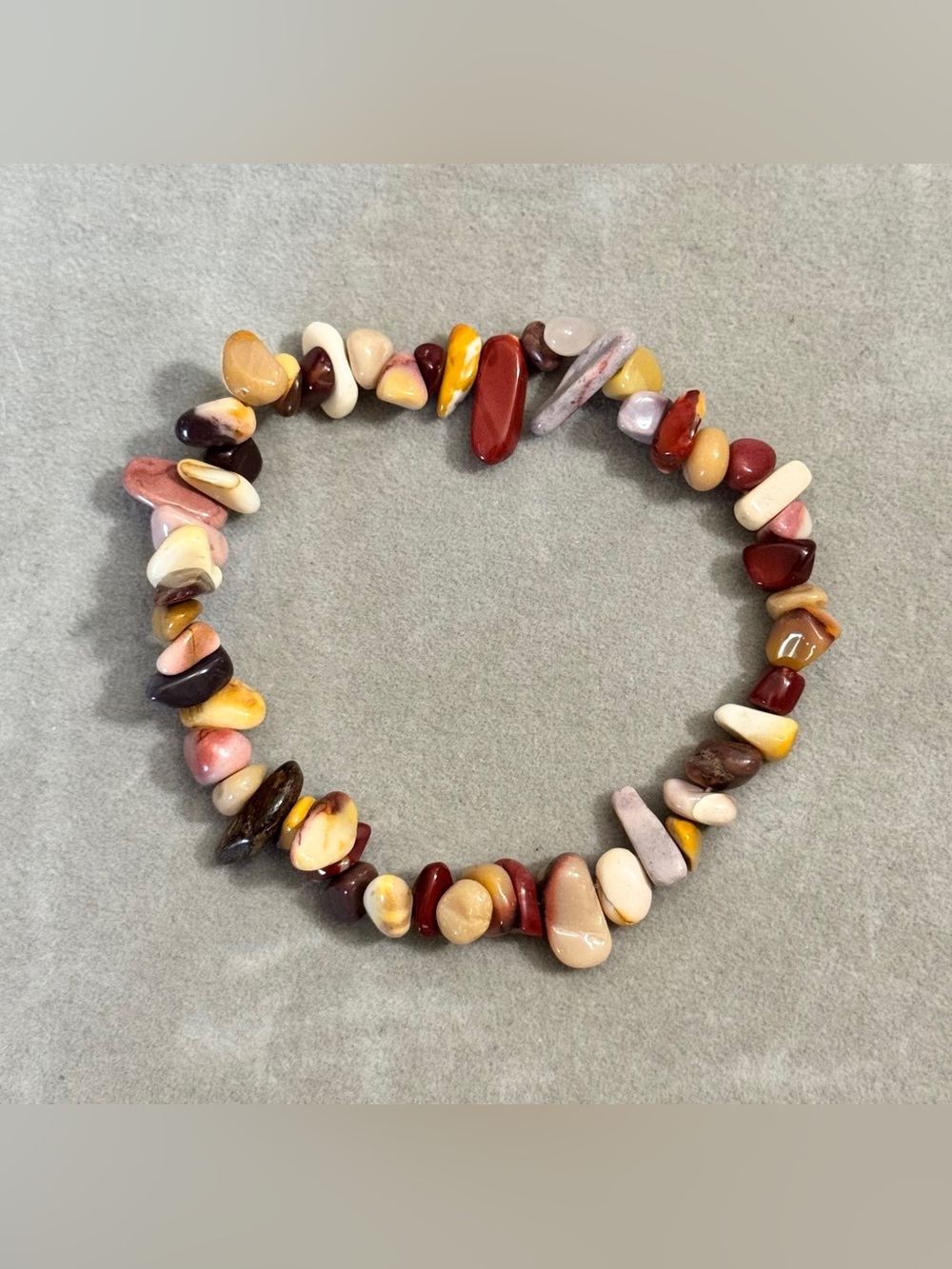 Hand Crafted Natural Gemstone Chip Stacking Bracelets - Picture 11 of 15